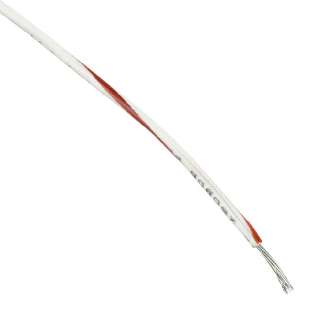 EcoWire montaažijuhe 0,35mm², valge-punane AWG22 600V -40°C...105°C mPPE UL11028 7625m