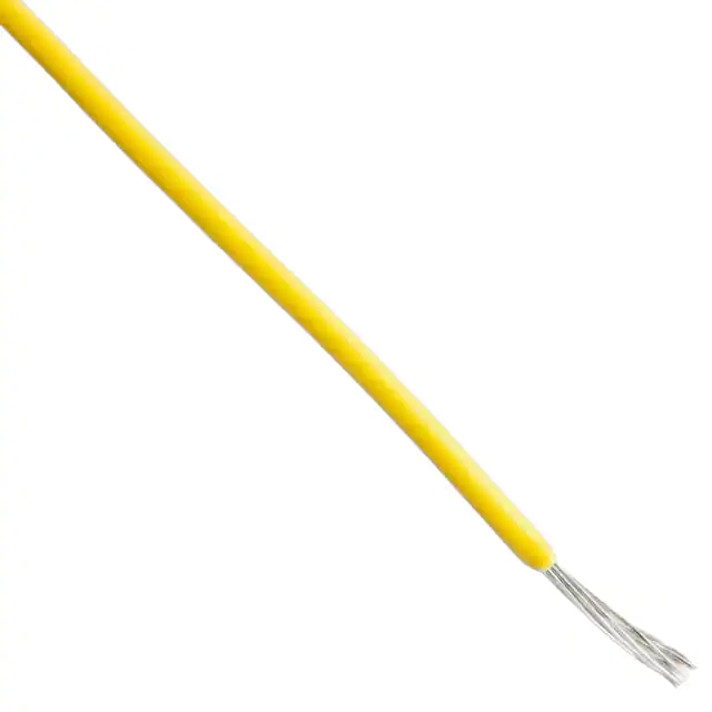 EcoWire montaažijuhe 0,35mm², kollane AWG22 600V -40°C...105°C mPPE UL11028 30,5m