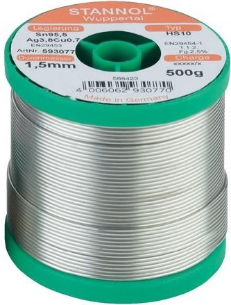 [593202] PbFree alloy 0,7mm 500g Crystal 511 Flux2,7%