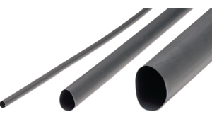[ATUM-24/6-0-4FT] ADHESIVE SHRINK 1,2m 24/6 black -55°...+80°C