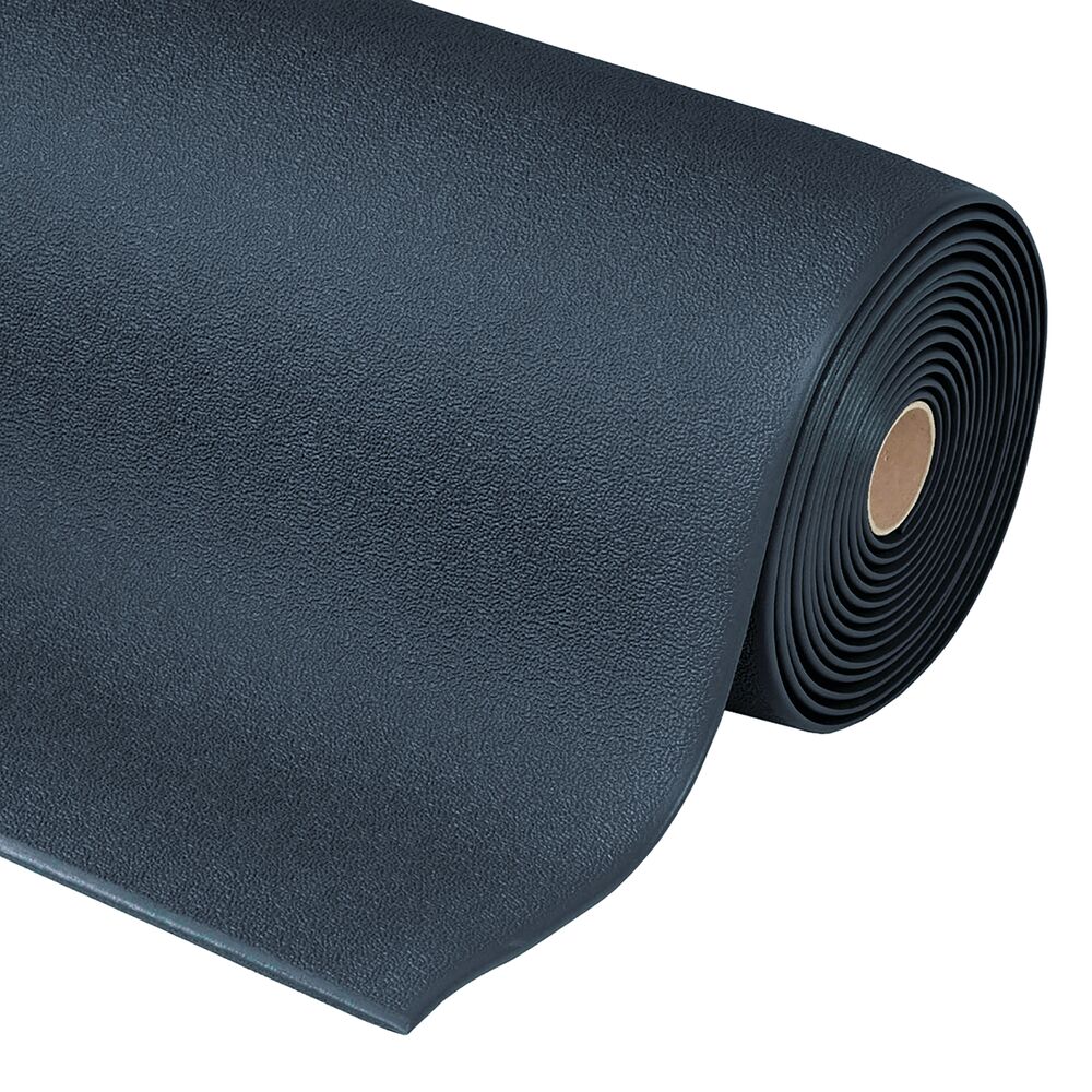[825S0035BL] Cushion Stat Pebble pattern ESD mat Black, 9.4mm thick, 91x150cm