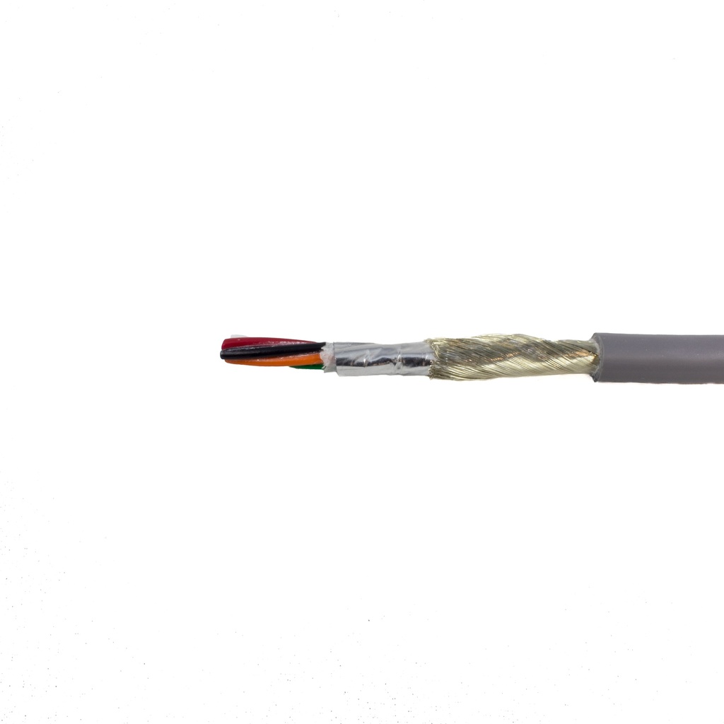 Xtra-Guard Flex, 4 soont, 0.38 mm², varjestatud, 22 AWG, Tinatatud vask, hall, 30.5m