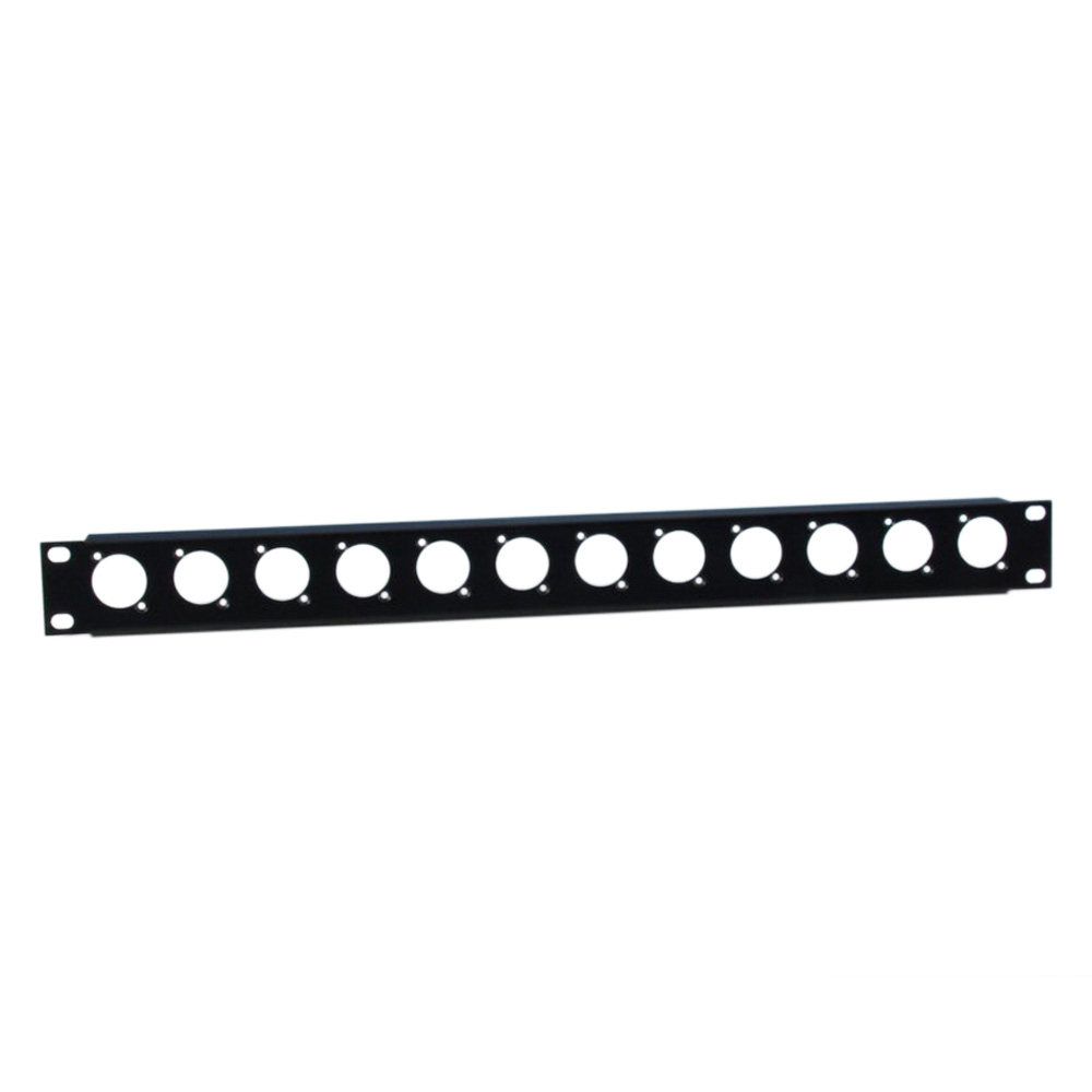 [872213] AUDIO PATCH PANEL 1U 12xXLR empty