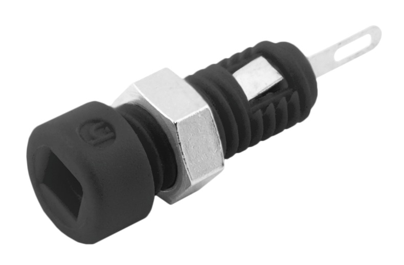 [MBI1-MU] Banaanpesa, 2mm, 60V DC, 6A, must