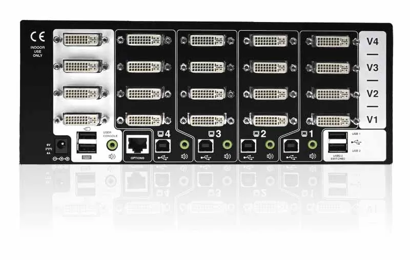 ADDERVIEW AV4PRO DVI QUAD Euro Mains lead