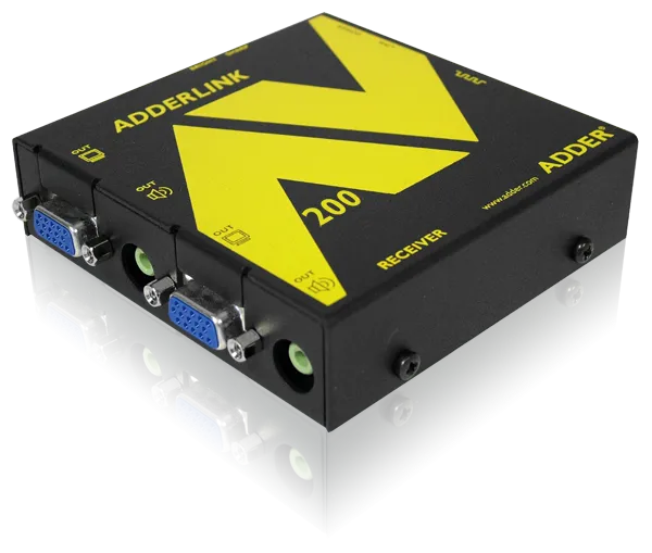 VGA pikendaja kuni 300m läbi CATx (1 VGA + audio + RS-232, vastuvõtja), pildiparandusega