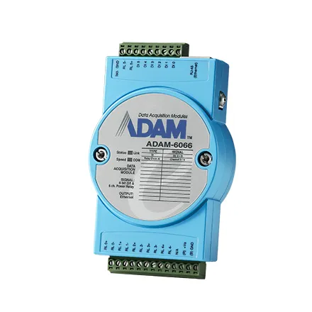[ADAM-6066-D] Isoleeritud digitaalse I/O Modbus TCP moodul 6 DI/6 power relee