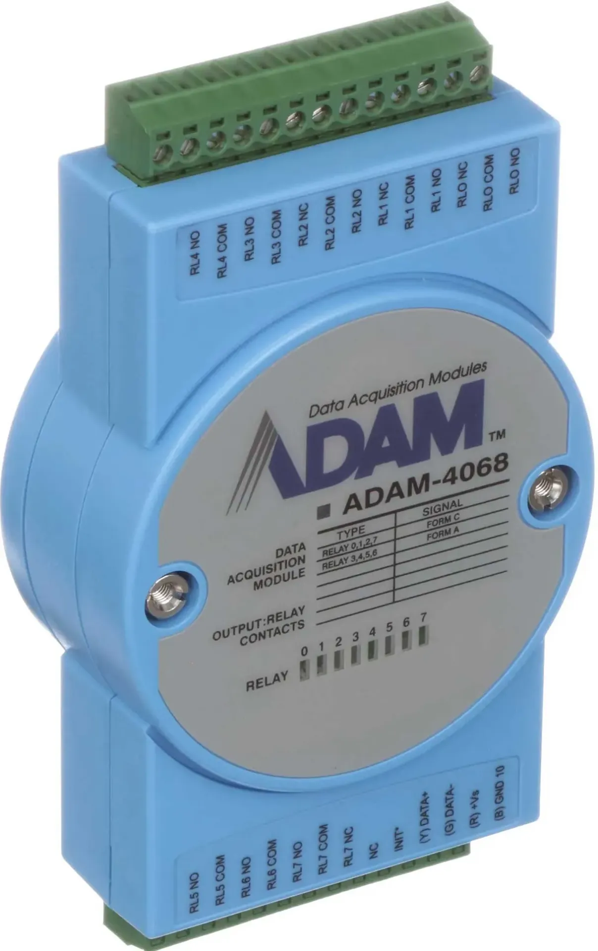 [ADAM-4068-C] 8-CH RELAY OUTPUT MODULE W/ MODBUS