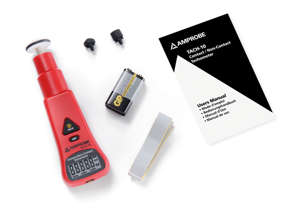 [AMP TACH-10] CONTACT / NON-CONTACT TACHOMETER
