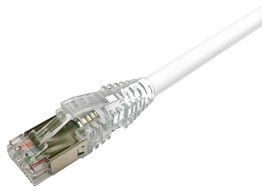 [NPC06SZDB-WT015M] NPC RJ45 Patch Cord, category 6, Shielded, LSZH, White, 15m
