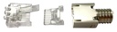 Modularpistik RJ45 Cat6a ühekiulisele/mitmekiulisele kaablile varjestatud 26-23 AWG D: 5.7-7.0mm