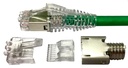 Modularpistik RJ45 Cat6 ühekiulisele/mitmekiulisele kaablile varjestatud/varjestamata 26-23 AWG D: 5.7-7.0mm