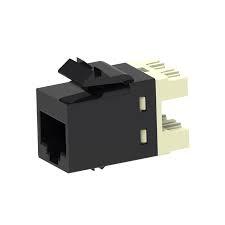 [760241185] NETCONNECT SL Series Modular Jack, RJ45, category 6A, unshielded, no dust cover, black