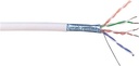 Keerdpaarkaabel Cat6a F/UTP 4x2x0,5 ühekiuline 23AWG LSZH Dca valge 500m/rull