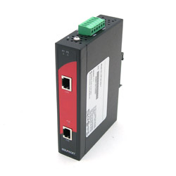 [LNP-201AG-T] PoE injector: 10/100/1000BaseT(X), -40° kuni 75°C
