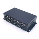 Industrial 8-Port RS-232 to USB 2.0 High Speed Converter with Surge & Isolation