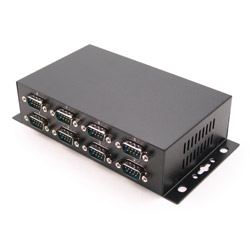 [UTS-408AK] Industrial 8-Port RS-232 to USB 2.0 High Speed Converter with Locking Feature