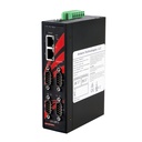 Industrial Modbus TCP to 4 port Serial (232,422,485) RTU/ASCII Gateway EOT: -40 to 70C