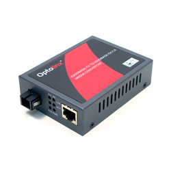 [FCU-3002A-WB-S1] Tööstuslik konverter: 10/100/1000T(X) to 1000LX SF SM kuni 10km, WDM B, TX1550nm - RX1310nm