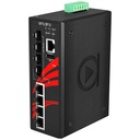 Switch: 4 x 10/100/1000BaseT(X) PoE+, 4 x SFP, -10 kuni 70°C, manageeritav, DIN, 48-55VDC