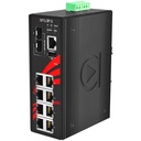 Switch: 8 x 10/100/1000BaseT(X) PoE+, 2 x SFP, -10 kuni 70°C, manageeritav, DIN, 48-55VDC, ATEX