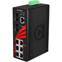 Switch: 6 x 10/100BaseT(X), 2 x 100BaseFX single-mode SC, -10 kuni 70°C, manageeritav, DIN