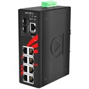 Switch: 8 x 10/100/1000BaseT(X), 2 x SFP, -10 kuni 70°C, manageeritav, DIN, ATEX