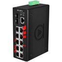 12-Port Industrial Gigabit Managed Ethernet Switch, w/10*10/100/1000Tx + 2*100/1000 SFP, ATEX