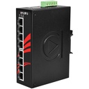 Switch: 8 x 10/100BaseT(X) PoE+, -40 kuni 80°C, mittemanageeritav, DIN, 12-36VDC