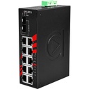 Switch: 8 x 10/100/1000BaseT(X) PoE+, 2 x 10/100/1000BaseT(x) / 2 x SFP, -40 kuni 80°C, mittemanageeritav, DIN, 48-55VDC