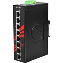 Switch: 8 x 10/100/1000BaseT(X) PoE+, -40 kuni 80°C, mittemanageeritav, DIN, 12-36VDC
