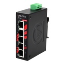 Switch: 4 x 10/100/1000BaseT(X) PoE+, 1 x 10/100/1000BaseT(X), kompaktne, -10 kuni 70°C, mittemanageeritav, DIN, 48-55VDC