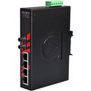 Switch: 4 x 10/100BaseT(X), 1 x 100BaseFX multi-mode ST, slim, -40 kuni 80°C, mittemanageeritav, DIN