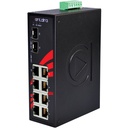 Switch: 6 x 10/100BaseT(X), 2 x 10/100/1000BaseT(X), 2 x SFP, -10 kuni 70°C, mittemanageeritav, DIN