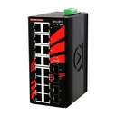 Switch: 16 x 10/100/1000BaseT(X), 4 x SFP, -10 kuni 70°C, mittemanageeritav, DIN