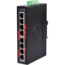 8-Port Slim Industrial Ethernet Switch, EOT (-40°C ~ 80°C)