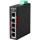 Switch: 5 x 10/100/1000BaseT(X), -40 kuni 80°C, mittemanageeritav, DIN
