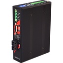Industrial RS-232/422/485 To Fiber Converter, 2.5KV Isolation, Multi-Mode 2KM, SC Connector, EOT (-40°C ~ 75°C)