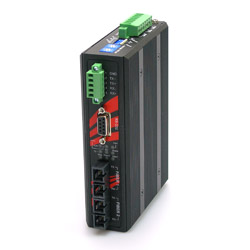 [STF-502C-CS30] Industrial RS-232/422/485 To Dual Fiber Ports Converter, 2.5KV Isolation, Single-Mode 30KM, SC Connector,  0°C ~ 60°C