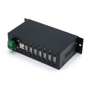 Tööstuslik USB 3.0 hub, 7 porti, kaablilukk