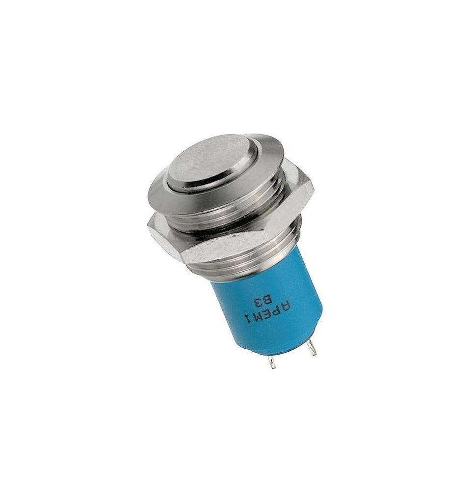 [AV0611A800K] Vandaalikindel surunupp, lukustuv, läbi ava, 16.2mm ava, SPST, 250V ac, IP65
