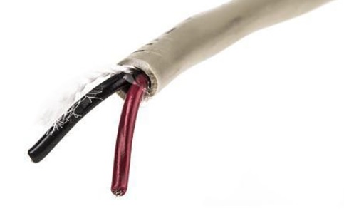 2x20AWG D=5,26mm, 300V, hall PVC 50m Pro-Tekt