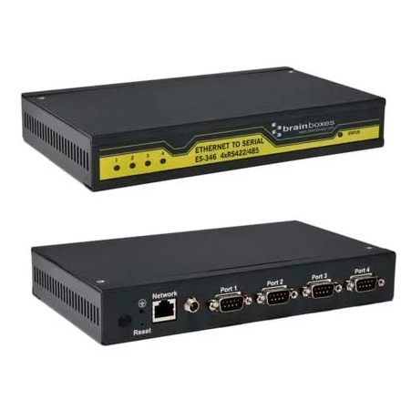 RS-422/485 server, 4 porti, -10ºC kuni +60ºC, 5 VDC - 30 VDC
