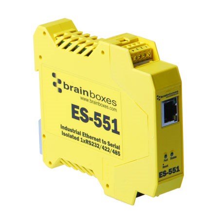 RS-232/422/485 server, 1 port, -40°C kuni +80°C, 5 VDC - 30 VDC