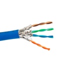 Cat.6 cable, U/FTP, BKT 455, LSHF-FR, solid wire, blue, B2ca -s1a,d1,a1 (500m)