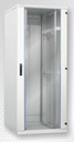 Seadmekapp 24U 1195x600x800 k,l,s, klaasuks, kandevõime kuni 600kg, hall, SRS