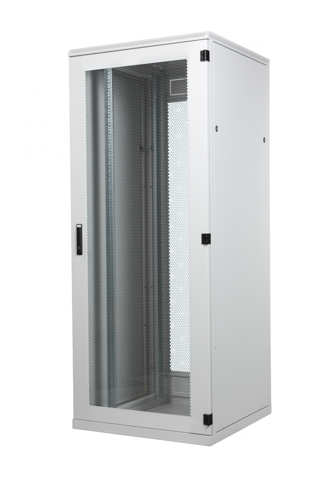 Seadmekapp 42U 1980x800x1200 k,l,s, perforeeritud uksed, kandevõime kuni 1000kg, hall STANDARD III