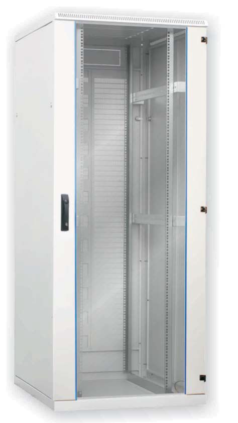 Seadmekapp 42U 1980x800x800 k,l,s, klaasuks, kandevõime kuni 600kg, hall, SRS