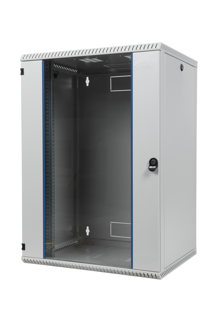 [11039501.1V] Wall mount cabinet single section, 21U, 600/500/997 width/depth/height mm, RAL 7035 ( welded construction - capacity 50kg )