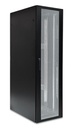 Server Cabinet BKT 4DC 42U, 800/1200/1980, width/depth/height mm., front and back perforated door, RAL 9005 black, ( welded construction - capacity 1500kg )